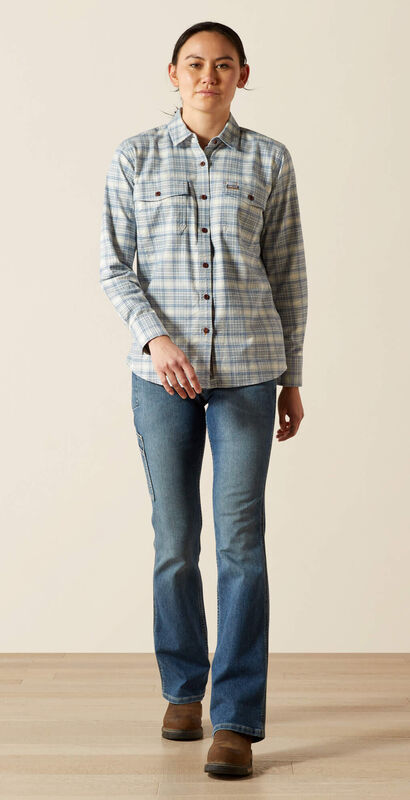 Rebar Flannel DuraStretch Work Shirt Full